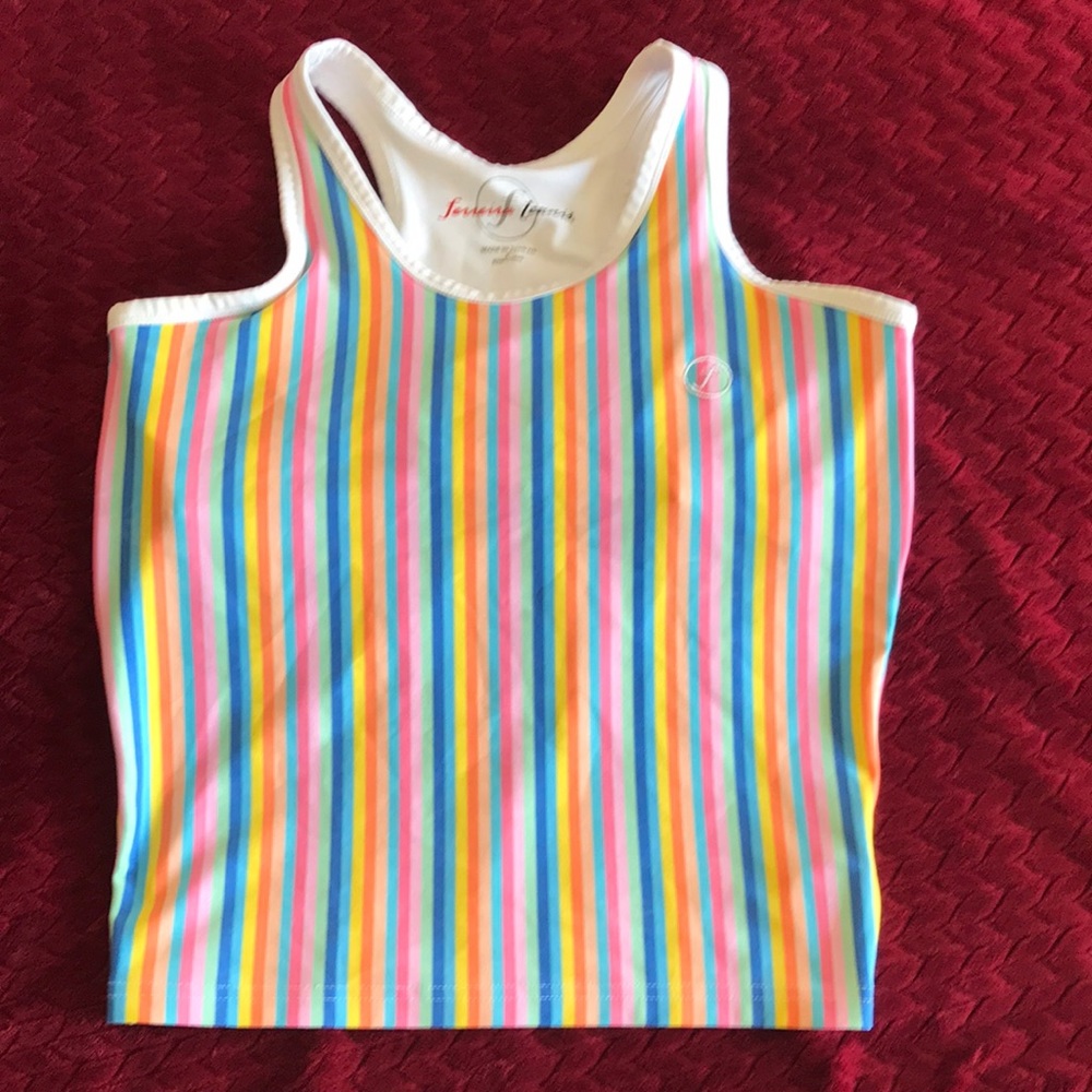 Stripe Tennis Top